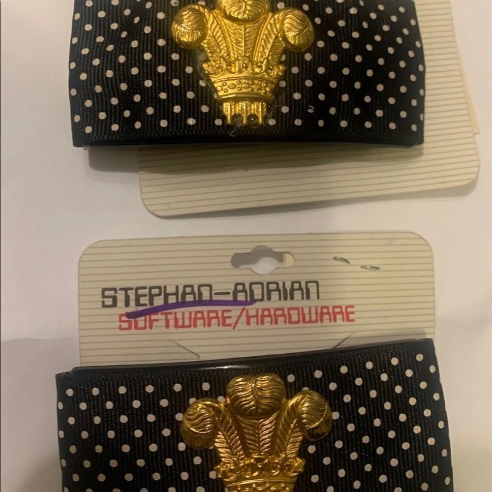 2  Stephan Adrian Vintage Hair clips